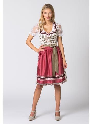 Stockerpoint Dirndl "Isadora" in Creme/ Fuchsia