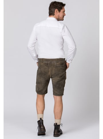 Stockerpoint Lederhose "Oliver" in Dunkelbraun