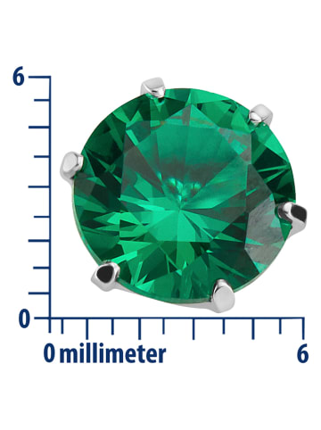 Diamant Exquis Weißgold-Ohrstecker mit Edelsteinen