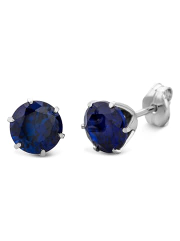 Diamant Exquis Weißgold-Ohrstecker mit Edelsteinen
