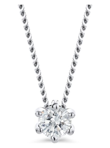 Revoni Weißgold-Halskette mit Diamant-Anhänger - (L)45 cm