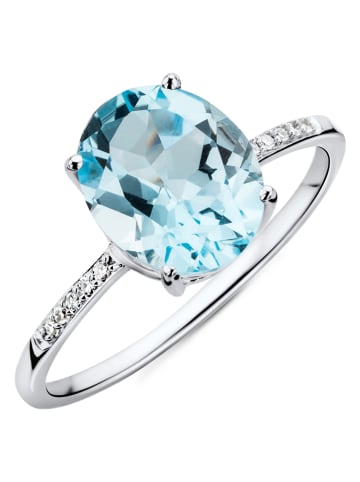 Diamant Exquis Witgouden ring met diamanten