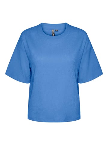 Pieces Bluse in Blau