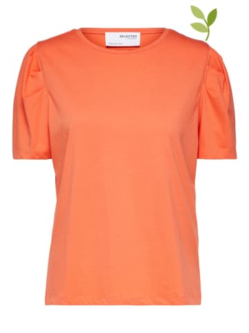 SELECTED FEMME Koszulka "Ofelia" w kolorze pomarańczowym