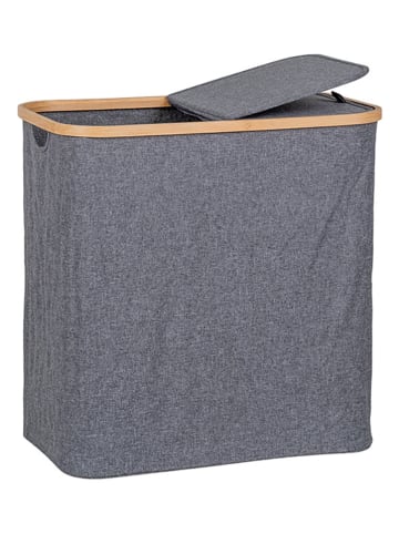 House Nordic Wäschekorb in Anthrazit - (B)33 x (H)54 x (T)54 cm