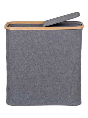House Nordic Wäschekorb in Anthrazit - (B)33 x (H)54 x (T)54 cm