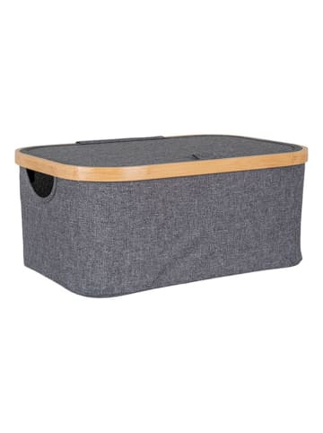 House Nordic Kosz w kolorze antracytowym - 38 x 26 x 16 cm