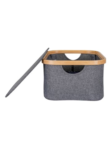 House Nordic Aufbewahrungskorb in Anthrazit - (B)38 x (H)26 x (T)16 cm