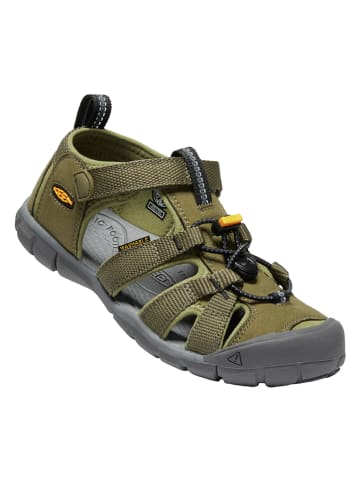 Keen Sandały trekkingowe "Seacamp II" w kolorze khaki