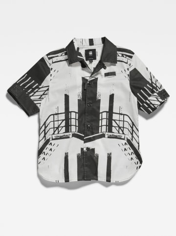 G-Star Blouse wit/zwart