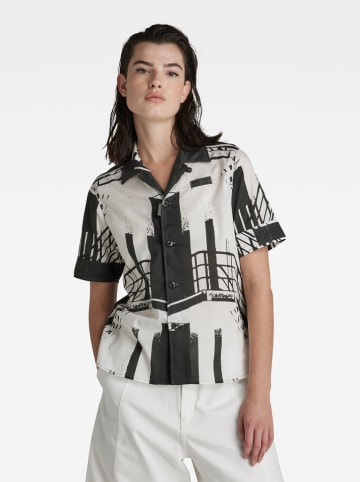 G-Star Blouse wit/zwart