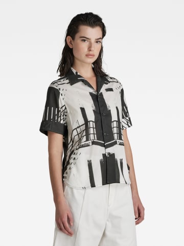 G-Star Blouse wit/zwart