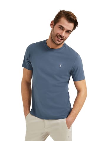 Polo Club Shirt in Blau