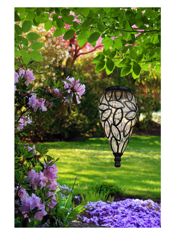 Globo lighting LED-Solarleuchte in Schwarz - (H)50 x Ø 13,5 cm