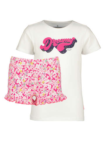 Vingino Piżama "Wieke" w kolorze różowo-białym