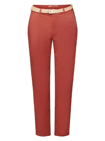ESPRIT Spodnie chino w kolorze jasnobrązowym