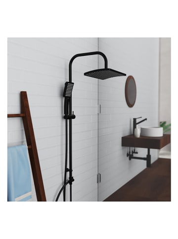 Schütte Zestaw prysznicowy "Mallorca" w kolorze czarnym