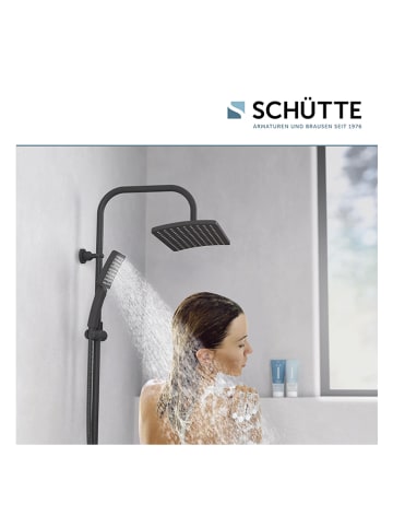 Schütte Überkopfbrauseset "Mallorca" in Schwarz