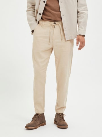 SELECTED HOMME Broek "Brody" beige