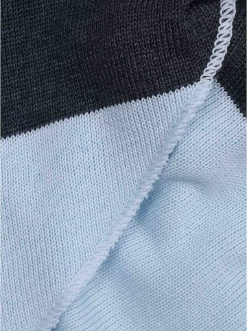 Zwillingsherz Driehoekige doek "Stripes" blauw - (L)185 x (B)95 cm