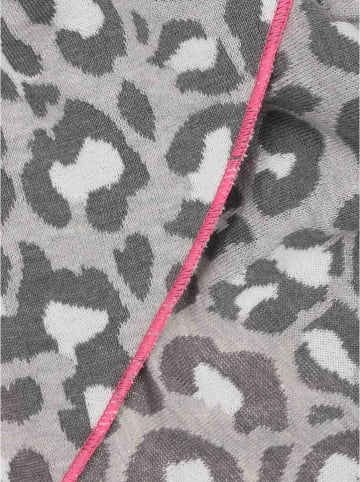 Zwillingsherz Driehoekige doek "Summer Lacey" grijs - (L)200 x (B)100 cm