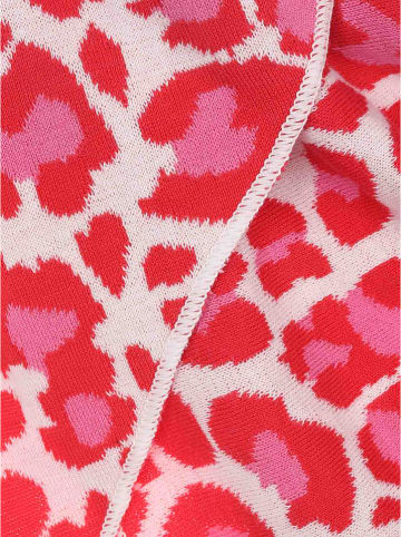 Zwillingsherz Driehoekige doek "Summer Lacey" rood/roze - (L)200 x (B)100 cm