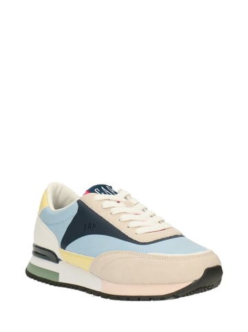 GAP Sneakersy w kolorze kremowo-niebiesko-beżowym