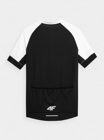 4F Trainingsshirt in Weiß/ Schwarz