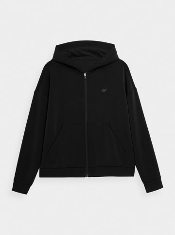 4F Sweatjacke in Schwarz