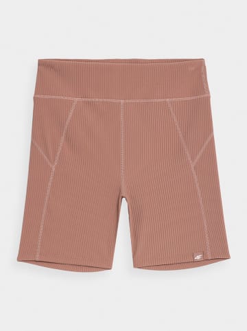 4F Legginsy w kolorze rdzawoczerwonym