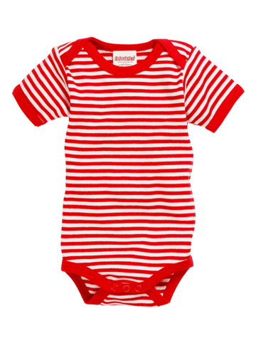 Playshoes 2-delige set: rompers rood/wit