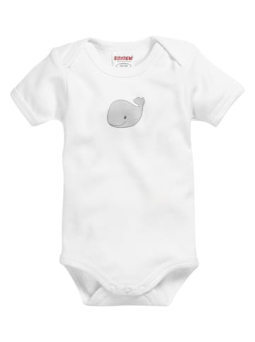 Playshoes 2-delige set: rompers donkerblauw/wit