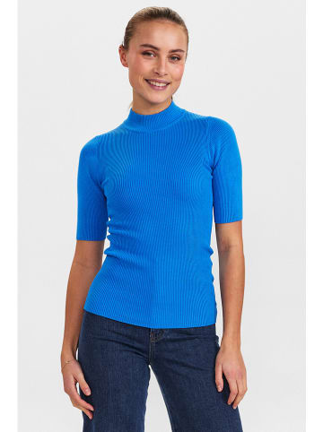 NÜMPH Sweter "Nubia" w kolorze niebieskim