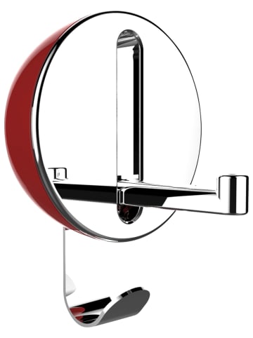 Wenko Inklapbare haken "Premium Delta" rood - (B)8 x (H)12 cm