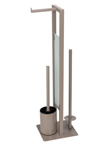 Wenko Toiletborstelgarnituur "Rivalta" beige - (H)70 cm