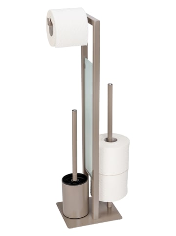 Wenko Toiletborstelgarnituur "Rivalta" beige - (H)70 cm