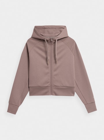 4F Sweatjacke in Taupe