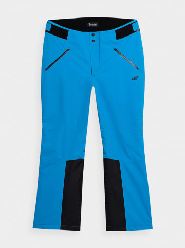 4F Spodnie narciarskie w kolorze niebiesko-czarnym