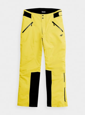 4F Spodnie narciarskie w kolorze żółto-czarnym