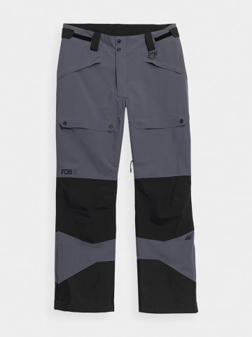 4F Ski-/snowboardbroek antraciet/zwart