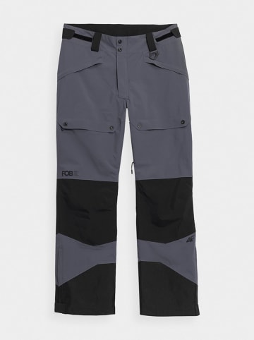 4F Spodnie narciarskie w kolorze antracytowo-czarnym
