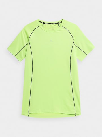 4F Koszulka funkcyjna w kolorze limonkowym