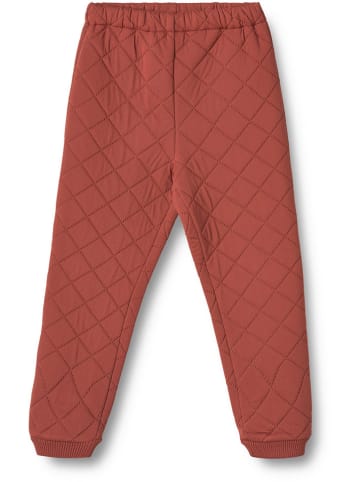 Wheat Spodnie termiczne "Alex" w kolorze czerwonym