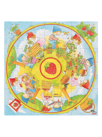 Goki 49tlg. Puzzle "Wir pflanzen Erdbeeren" - ab 4 Jahren