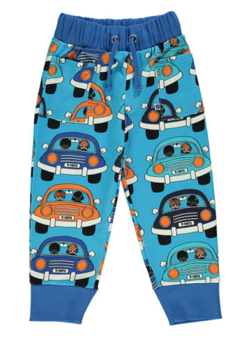 Småfolk Sweatbroek "Car" blauw