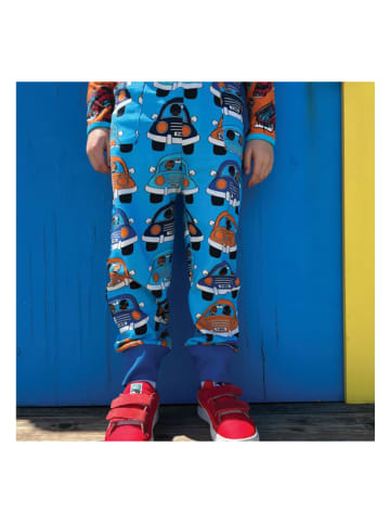 Småfolk Sweatbroek "Car" blauw