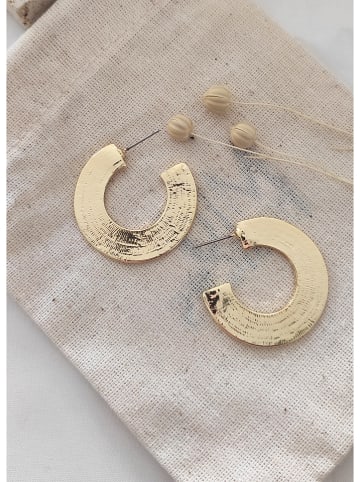 atelier MIU Vergulde halfcreolen