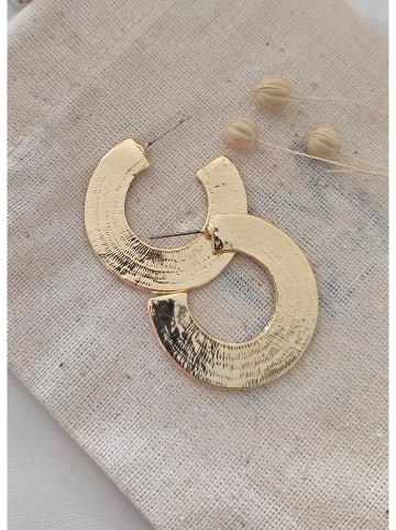 atelier MIU Pozłacane kolczyki-półkreole