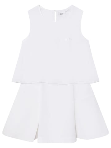 Hugo Boss Kids Sukienka w kolorze białym