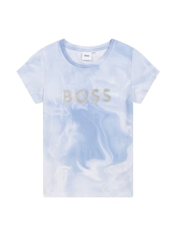 Hugo Boss Kids Koszulka w kolorze błękitnym